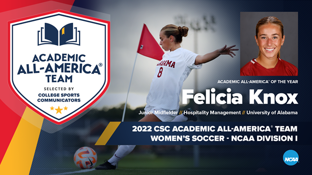 2022 NCAA Division I women's soccer championship selections announced