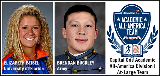 Lacrosse standout Brendan Buckley of Army, Florida swimming champion Elizabeth Beisel top Capital One Academic All-America® Division I At-Large Teams